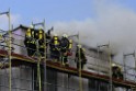 Dachstuhlbrand Koeln Poll Geislarerstr P321